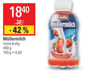 Nápoj mléčný Müllermilch Müller