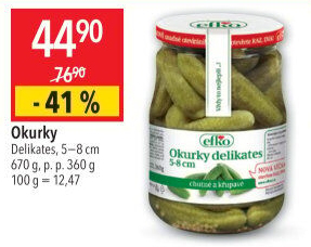 Okurky delikates Efko
