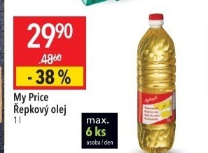 Řepkový olej My Price