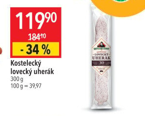 Salám Uherák lovecký Kostelecké uzeniny