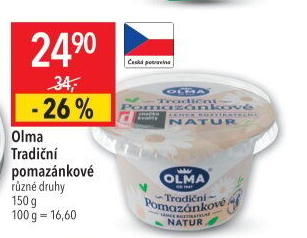 Tradiční pomazánkové Olma
