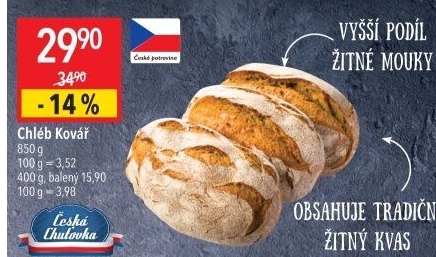 Chléb Kovář Globus