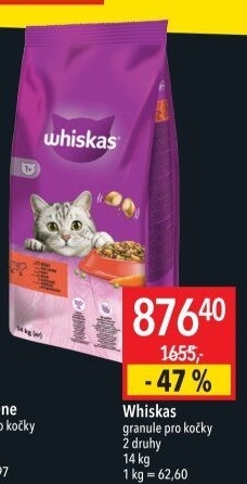 Granule pro kočky Whiskas