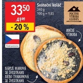 Koláč sváteční