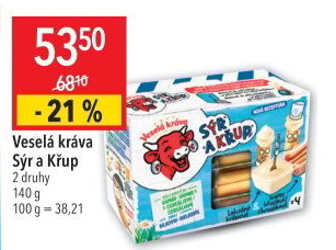 Sýr a křup Veselá kráva