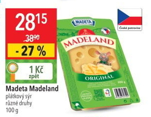 Sýr Madeland 45% Madeta