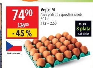Vejce M