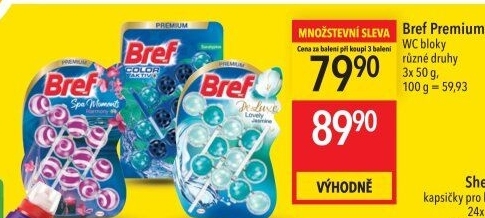 WC blok tuhý Premium Bref