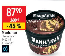 Zmrzlina v kelímku Manhattan Nestlé
