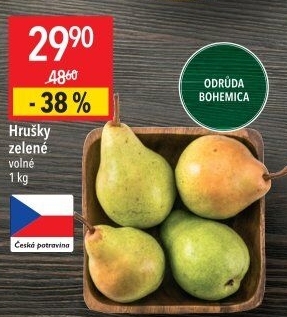 Hrušky zelené