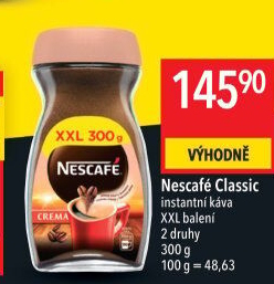 Instantní káva Nescafé Classic