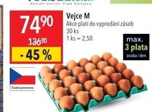 Vejce M