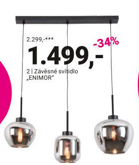 ZÁVĚSNÉ SVÍTIDLO „ENIMOR“