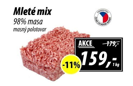 Mleté maso mix