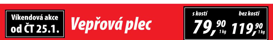Vepřová plec s kostí