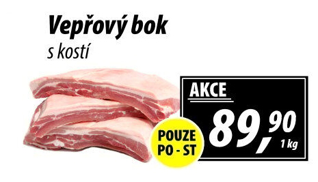 Vepřový bok s kostí