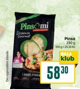 Těsto na pinsu Pinsami