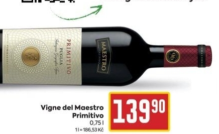 Víno Primitivo Vigne del Maestro