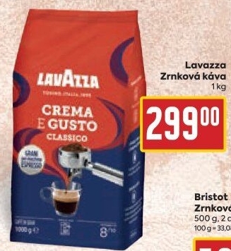 Zrnkové kávy Lavazza
