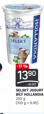 Bílý jogurt selský Hollandia