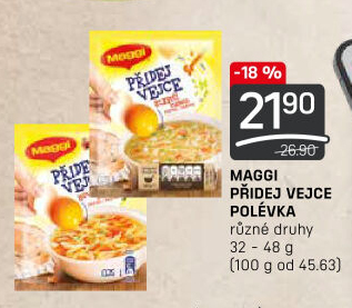 Instantní polévka Přidej vejce Maggi
