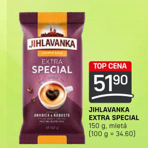 Mletá káva extra speciál Jihlavanka