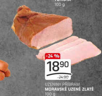 Moravské uzené zlatéPříbramská uzenina