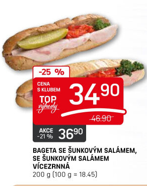Obložená bageta