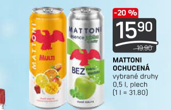 Ochucená voda Mattoni