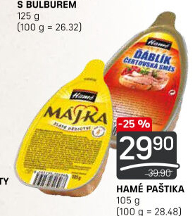 Paštiky Hamé
