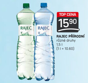 Přírodní voda Rajec