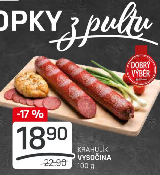 Salám vysočina Dobrý Výběr