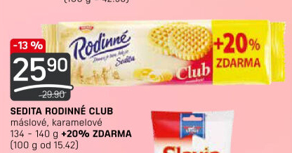 Sušenky Rodinné Club Sedita