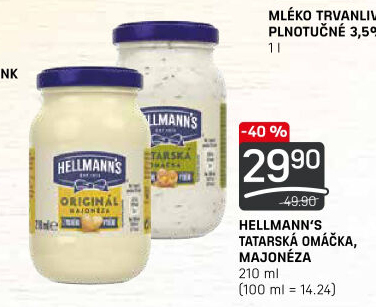 Tatarská omáčka Hellmann'