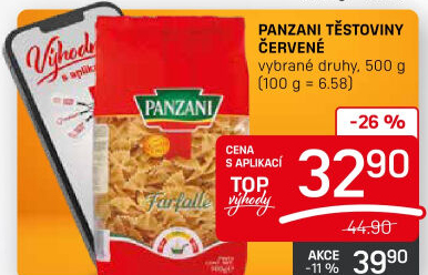 Těstoviny Panzani