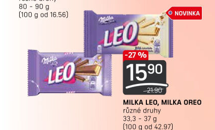 Tyčinka Leo Milka