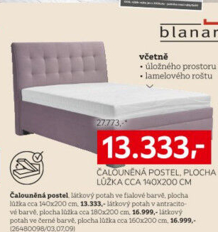 ČALOUNĚNÁ POSTEL