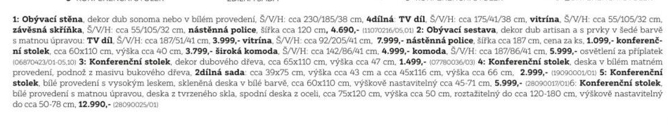KONFERENČNÍ STOLEK