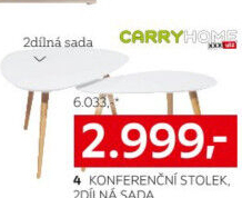 SADA ODKLÁDACÍCH STOLKŮ