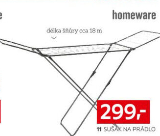STOJACÍ SUŠÁK NA PRÁDLO