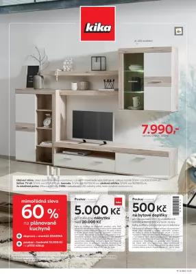 akční leták Kika nábytek 22.1.2024-4.2.2024