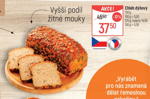 Chléb dýňový