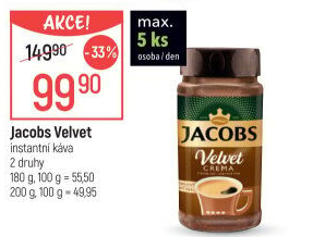 Instantní káva Jacobs Velvet
