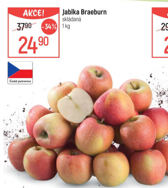 Jablka Braeburn