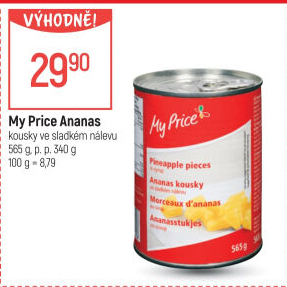Kompot ananas My Price