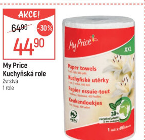 Kuchyňské utěrky 2vrstvé XXL My Price