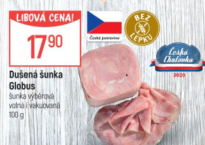 Šunka dušená výběrová Globus
