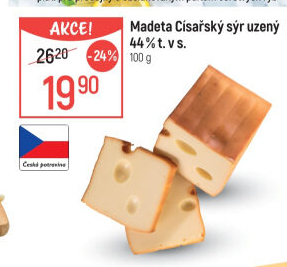 Sýr Císařský uzený Madeta