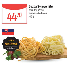 Sýrové nitě Gazda