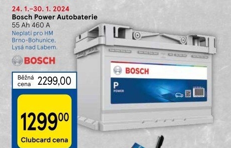Autobaterie Bosch